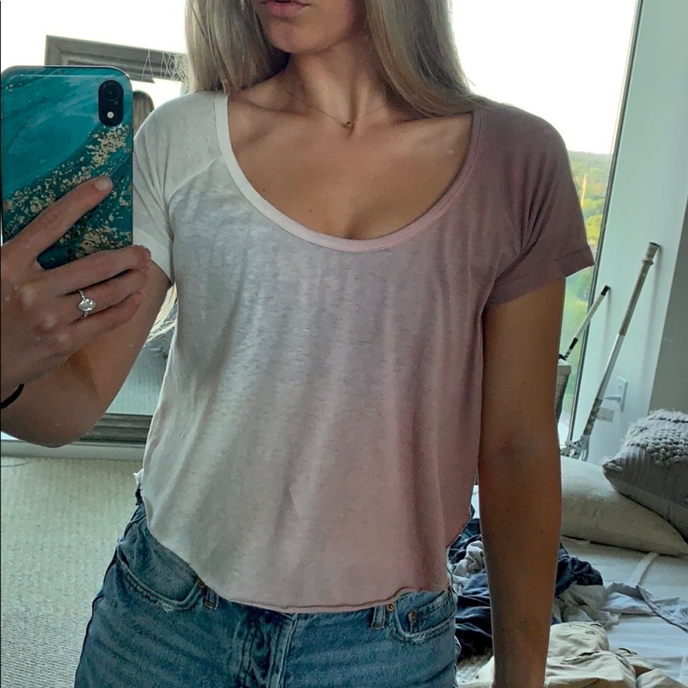 ‘Me to We’ ombré cropped shirt size XS